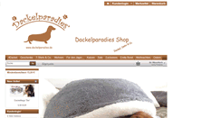 Desktop Screenshot of dackelparadies.de